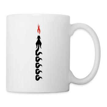 draak - Tasse - Weiß - Rechts