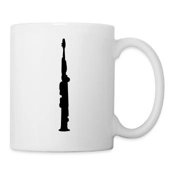 soprano sax - Tasse - Weiß - Rechts