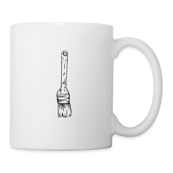 Brush tool graphic - Mug - white - Right