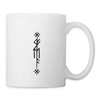 Rune Celts Symbol Gift Ornament Culture Spirit - Mug - white - Right