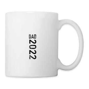 Papa Vater Dad 2022 Geschenk - Tasse - Weiß - Rechts