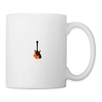 Guitar Plucked Instrument Guitarist Musical Instrument - Mug - white - Right