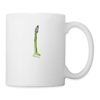 slim fit,sport,fitness,asparagus,green asparagus - Mug - white - Right