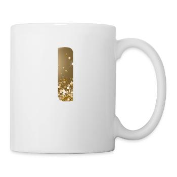 Customizable Monogram I Gold Glitter - Mug - white - Right