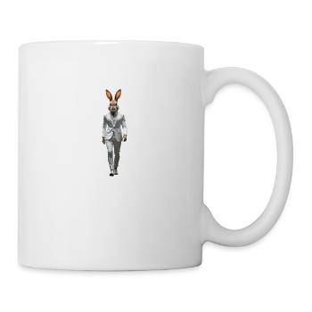 Hase - Tasse - Weiß - Rechts