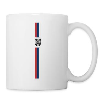 Srbija Flag III - Eagle - Tasse - Weiß - Rechts