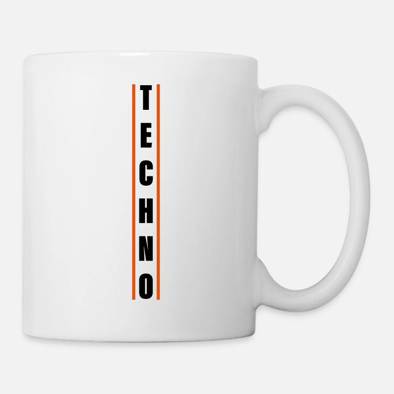 Techno - Mug blanc - blanc