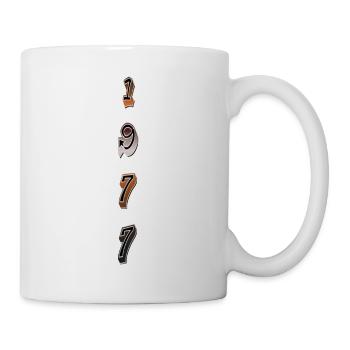 Année 1977 - Mug blanc - blanc - Droite