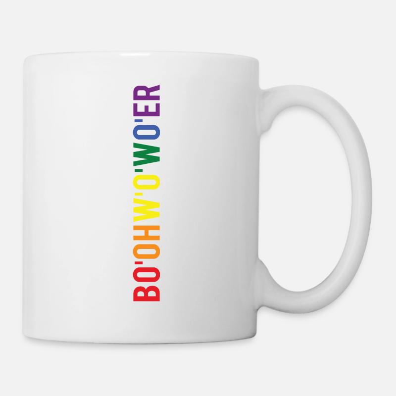 Bo'ohw'o'wo'er Funny Cool British accent Rainbow - Mug - white