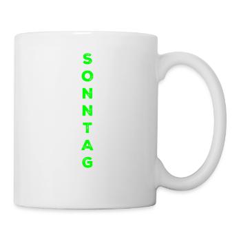 Sunday - green - Mug - white - Right