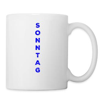 Sunday - blue - Mug - white - Right