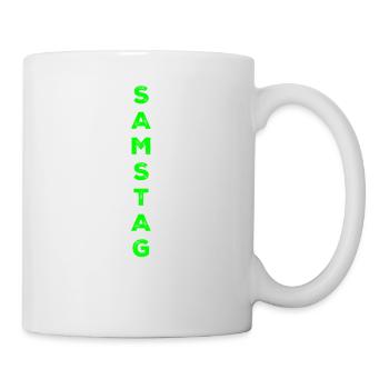 Saturday - green - Mug - white - Right