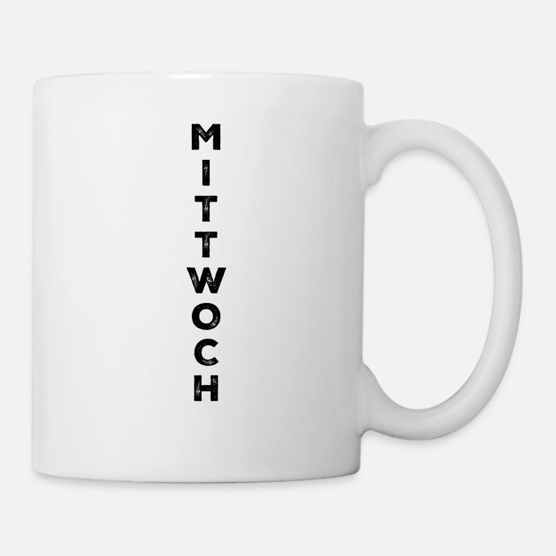 Wednesday - black - Mug - white