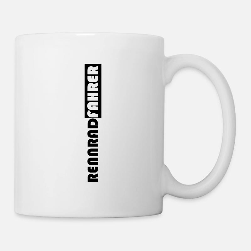 Rennradfahrer - Tasse - Weiß