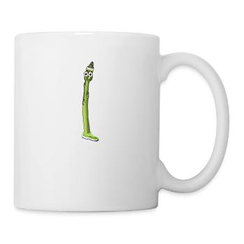 sport,fitness,asparagus,green asparagus,sneakers - Mug - white - Right