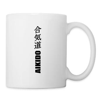 Aikido - Tasse - Weiß - Rechts