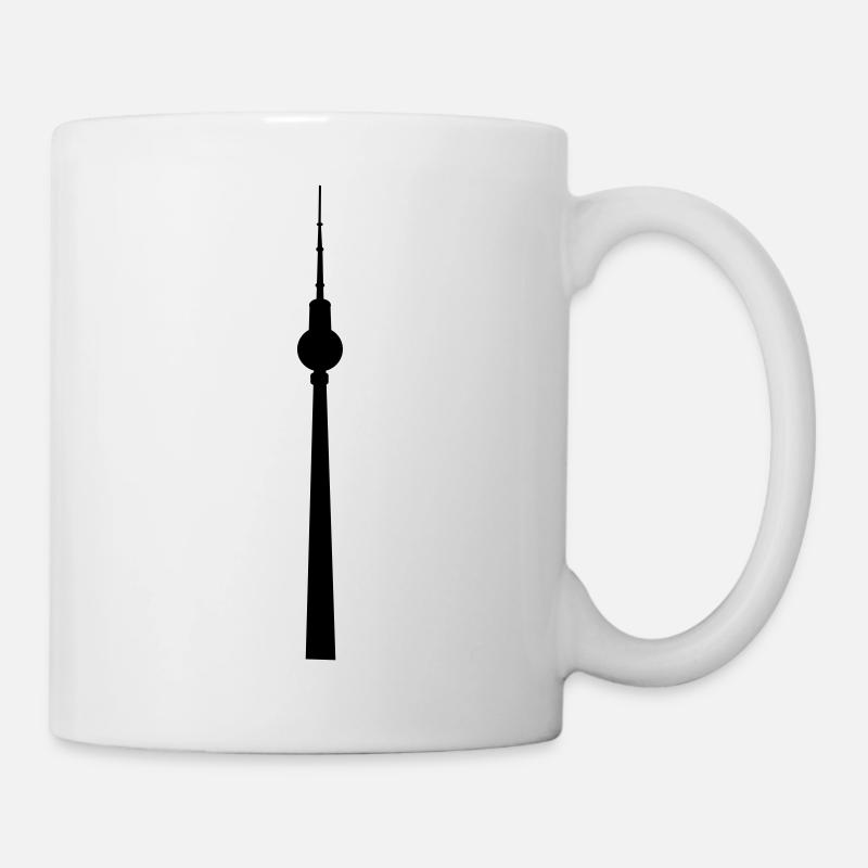 Berliner Fernsehturm - Tasse - Weiß