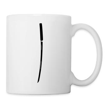 Shirasaya Katana trois épées de couleur Vector - Mug blanc - blanc - Droite
