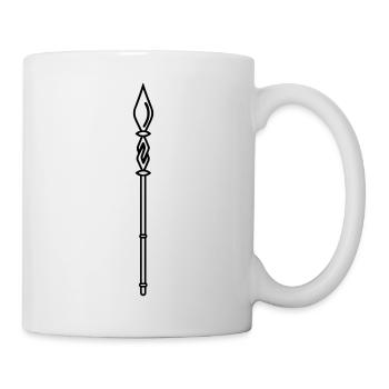 Zauberstab - Tasse - Weiß - Rechts