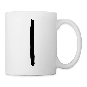 Buchstaben I - Tasse - Weiß - Rechts