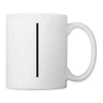 Vertical Line - Mug blanc - blanc - Droite