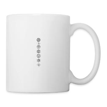 Chakren - Tasse - Weiß - Rechts