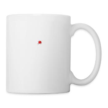 splash bunt farbe muster aufdruck comic style - Tasse - Weiß - Rechts