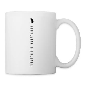 Inscription Rhodesian Ridgeback - verticale - Mug blanc - blanc - Droite
