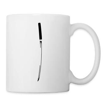 Shirasaya katana three colors retro ronin vector - Mug - white - Right