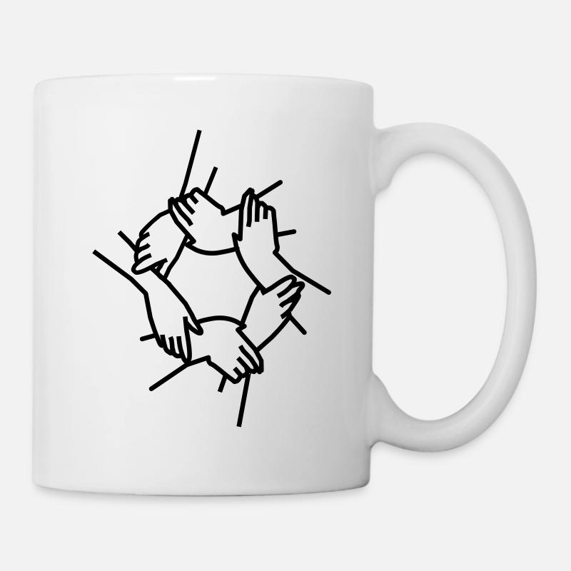 haende - Tasse - Weiß