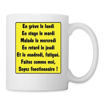 Beamter - Tasse - Weiß - Rechts