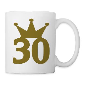 30 krone c1w7 - Tasse - Weiß - Rechts