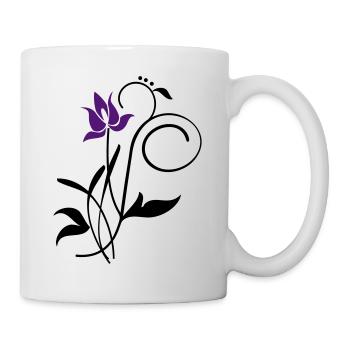 Orchidee / orchid (2c) - Mug - white - Right