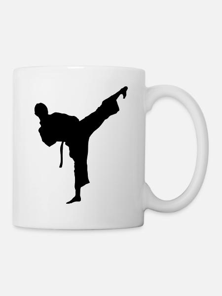 taekwondo_10 - Mug blanc - blanc
