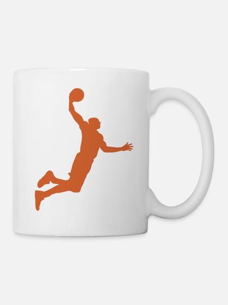 basketball - Mug blanc - blanc