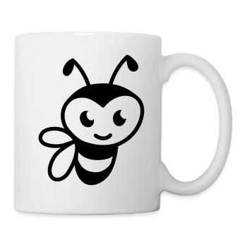 Sweet Bee - Tasse - Weiß - Rechts