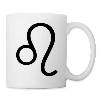 lion astro symbol - Mug - white - Right