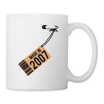 Birthday T-Shirt 2007 - Mug - white - Right