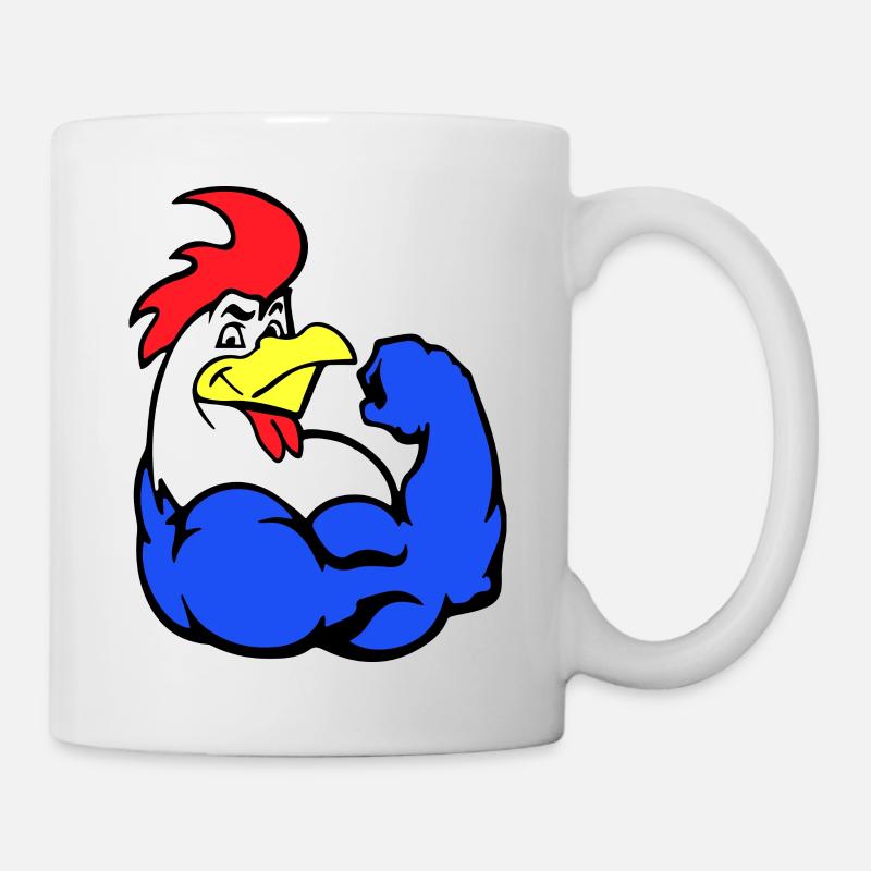 French Rooster - Tasse - Weiß