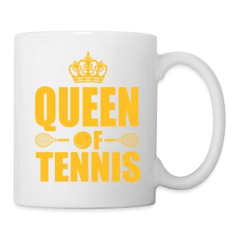 Queen of Tennis - Tasse - Weiß - Rechts