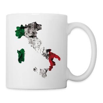 Italy, fashion, grunge - Mug - white - Right
