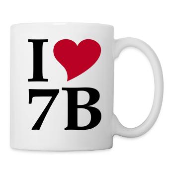 I love 7B / Transylvania - Mug - white - Right