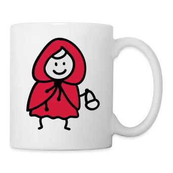 Le Petit Chaperon Rouge 3 - Mug blanc - blanc - Droite