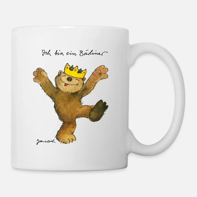 Janosch Kleiner Bär Ich Bin Ein Bärliner - Tasse - Weiß