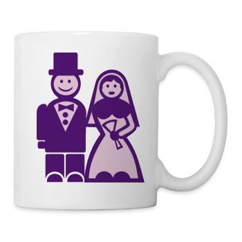 Hochzeit - Tasse - Weiß - Rechts