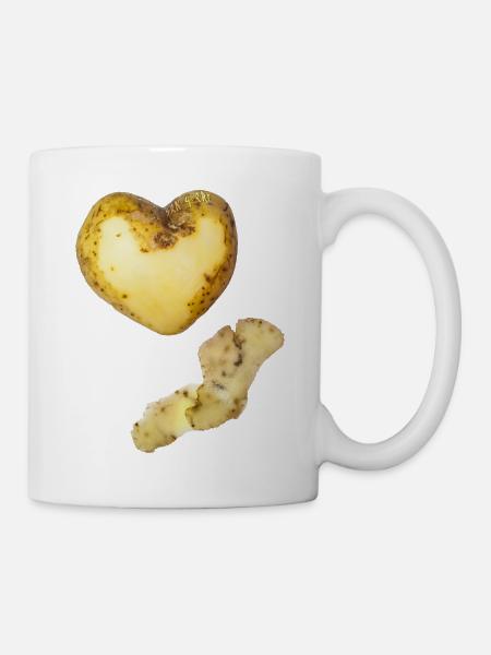 Kartoffel - Tasse - Weiß