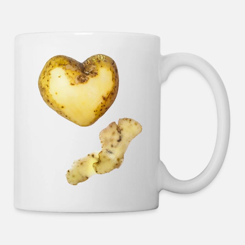 Kartoffel - Tasse - Weiß