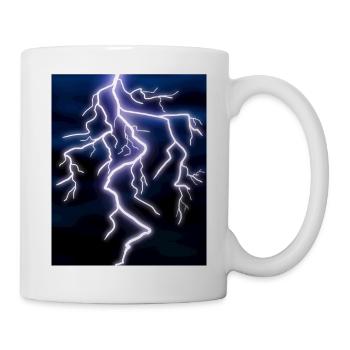 Blitz - Tasse - Weiß - Rechts