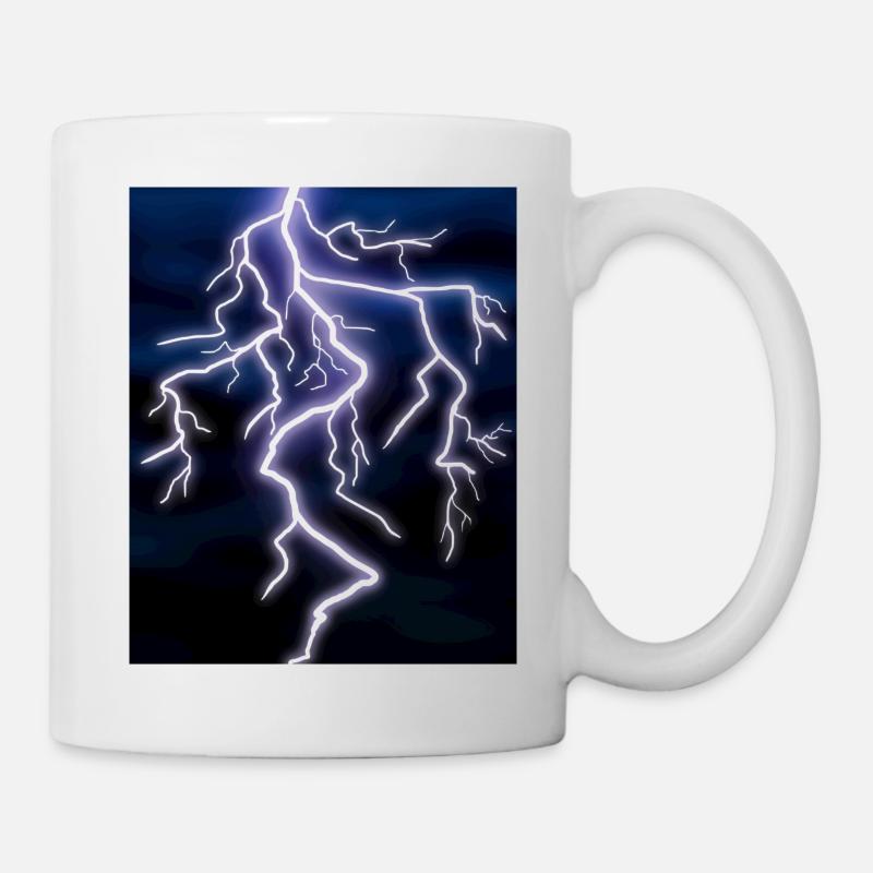 Blitz - Tasse - Weiß