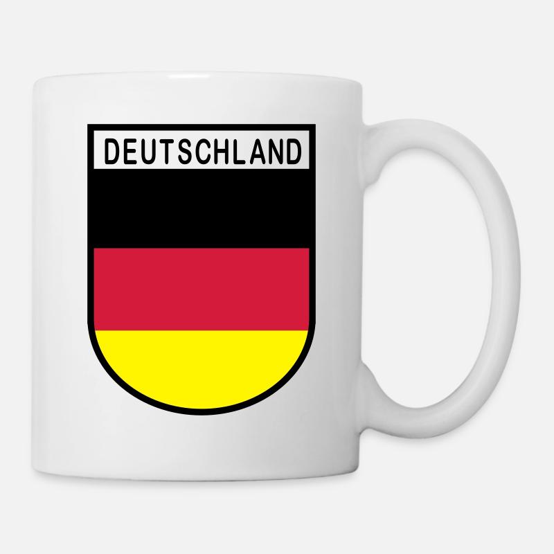 Allemagne blason 2 - Mug blanc - blanc